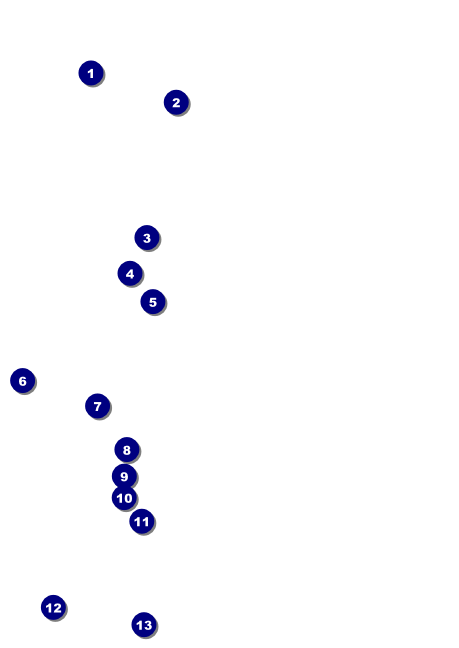 Tuscany Postcard Front Field Markers