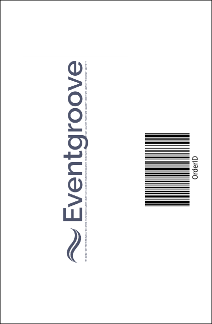 Paper Christmas Tree Red Drink Ticket Product Back