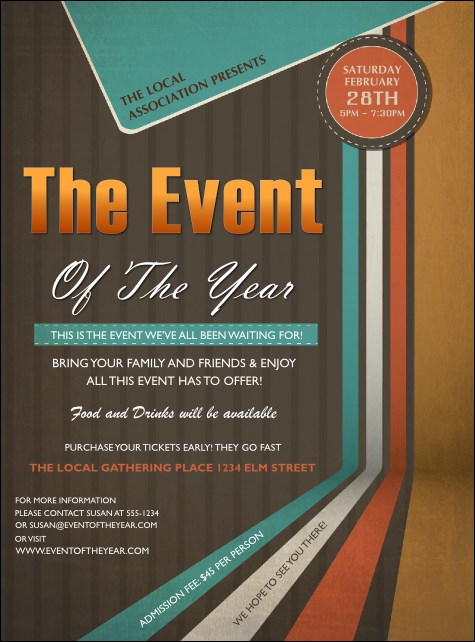 All Purpose Retro Flyer Product Front