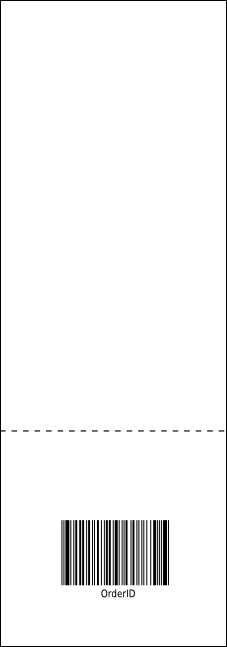 Sixties Raffle Ticket Product Back