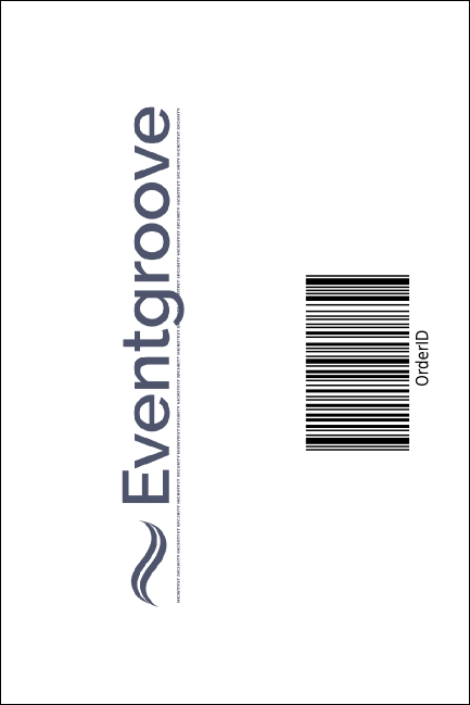 Red and Silver Economy Event Badge Product Back