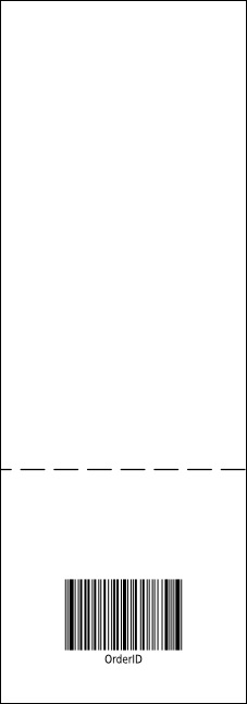 Big Logo Red Reserved Event Ticket Product Back