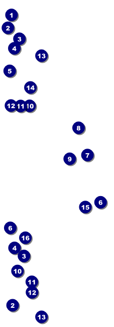 Big Logo Red Reserved Event Ticket Front Field Markers