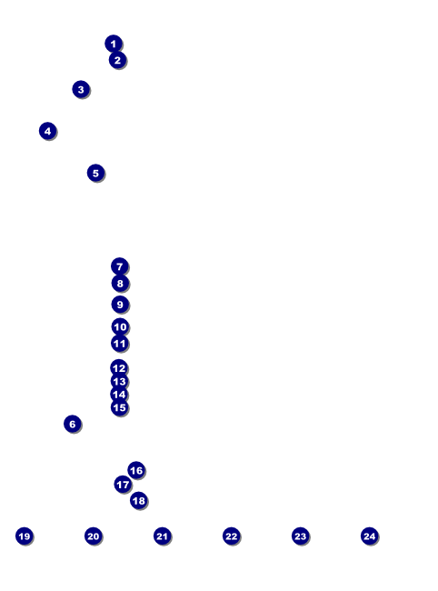 Tennessee Flyer Front Field Markers