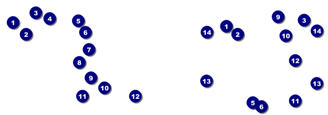 Blue Landscape Reserved Event Ticket Front Field Markers