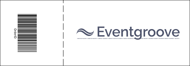 Orange Landscape Reserved Event Ticket Product Back