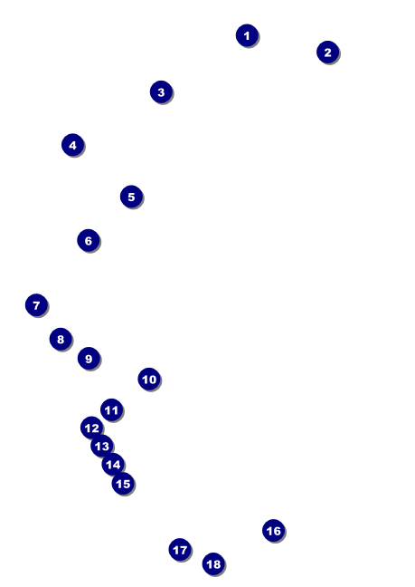 All Purpose buildings Black and White Postcard Mailer Front Field Markers