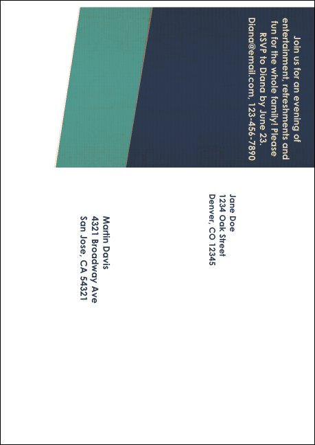 All Purpose Lights Postcard Mailer Product Back