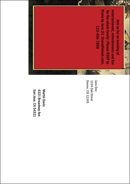 Demolition Derby  Postcard Mailer Product Back