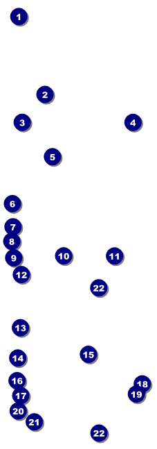 Fish Fry Event Ticket (White) Front Field Markers