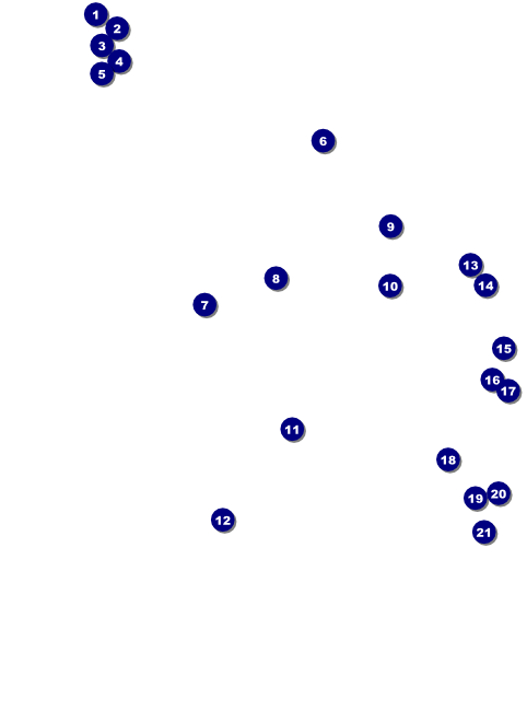 Oakland Flyer Front Field Markers