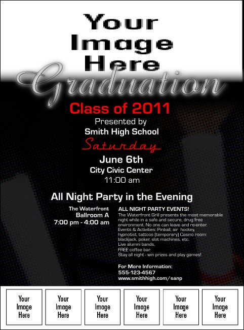 Graduation Diploma Upload Image Flyer2 Product Front