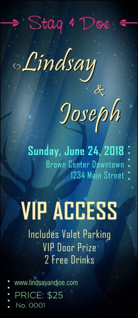 Stag and Doe VIP Pass Product Front