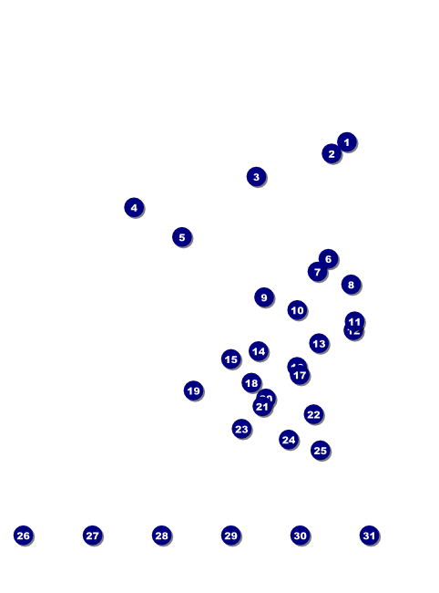 Memphis Color Flyer Front Field Markers