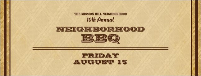 Barbeque Vintage Facebook Cover