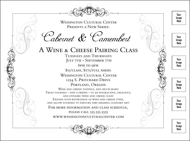 Black Tie Gala Flyer Product Front