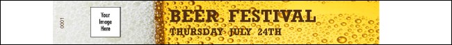 Beer Festival Premium Synthetic Wristband