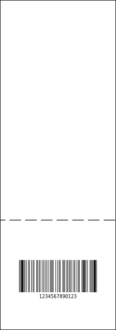 All Purpose Circle QR Event Ticket Product Back