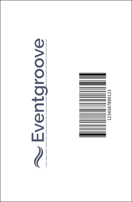 All Purpose Blue VIP Event Badge Small Product Back