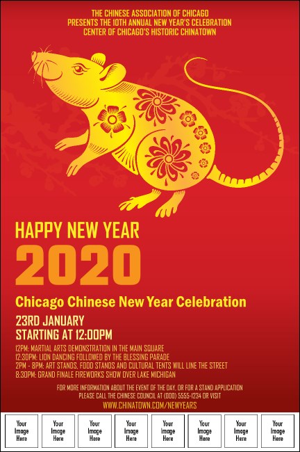 Chinese New Year Rat Poster