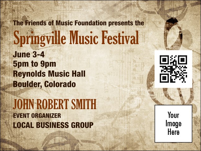 Music Event Economy Event Badge Product Front