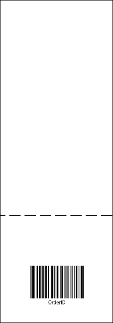 Versus Orange Event Ticket Product Back