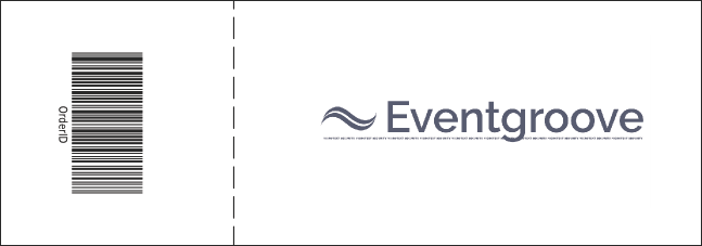 Winter General Admission Ticket with a full bleed Product Back