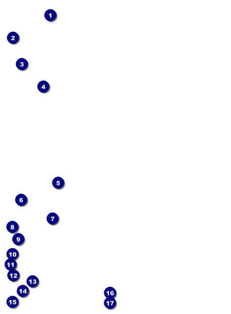 Cincinnati Skyline Invitation Front Field Markers