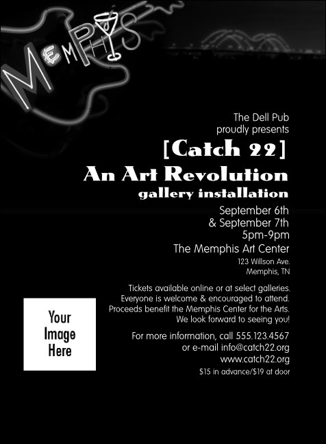 Memphis BW Invitation