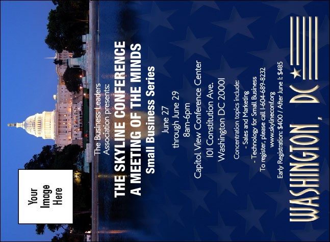 Washington D.C. Invitation Product Front