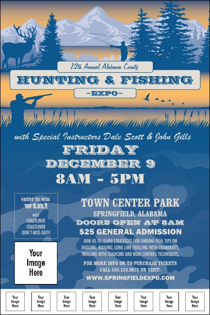 Fishing and Hunting Expo Poster Product Front