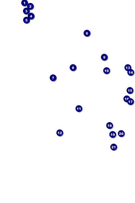 Oakland Poster Front Field Markers