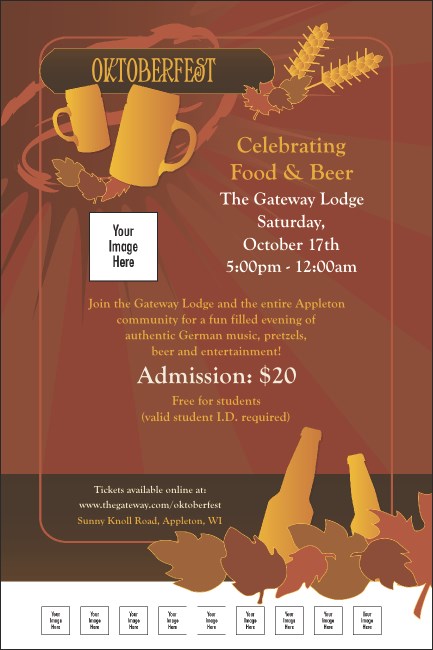 Oktoberfest Red Poster Product Front