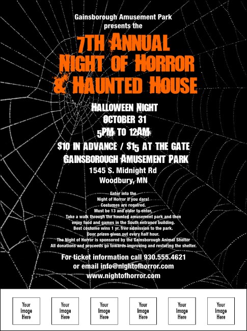 Spider Web Flyer Product Front