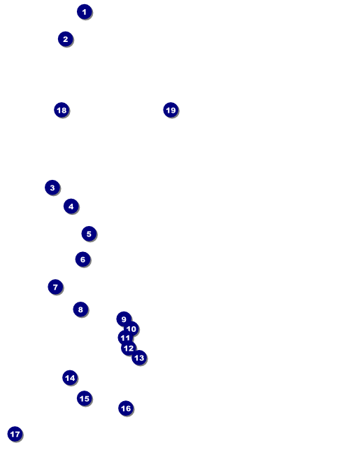 Sports Flyer 002 in Maroon and Gold Front Field Markers