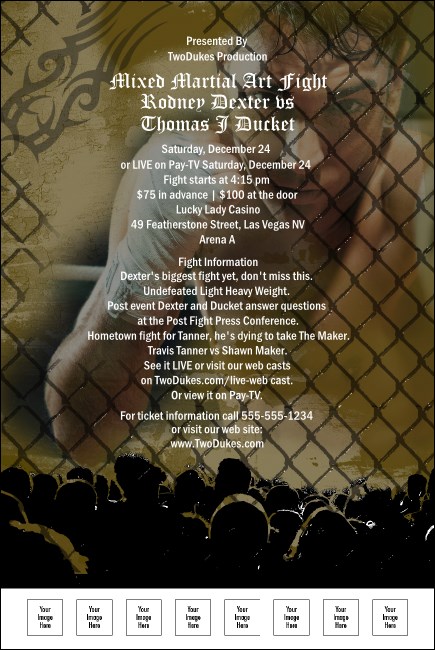 Mixed Martial Arts Product Front