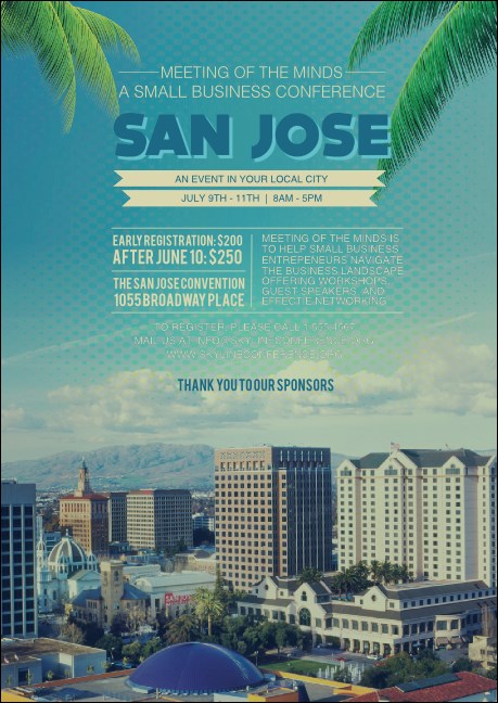 San Jose Postcard Product Front
