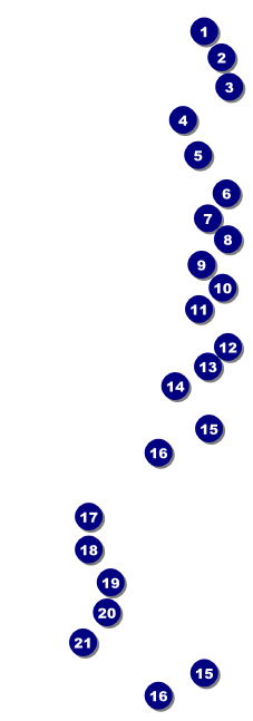 Nature Series - Blue Ocean Raffle Ticket Front Field Markers