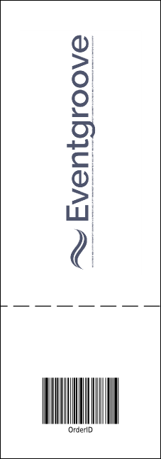 Hawaii Luau Raffle Ticket Product Back