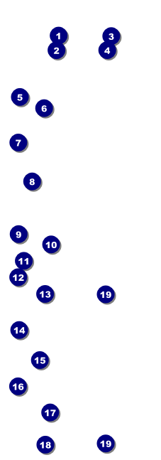 Car Racing Event Ticket Front Field Markers