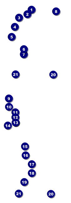Goth Rave Raffle Ticket Front Field Markers