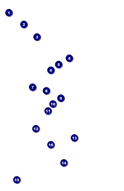Winter Cut Paper Drink Ticket Front Field Markers