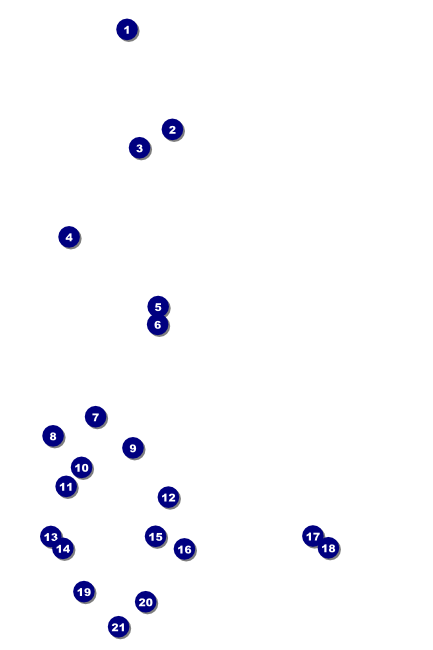 Diamonds Black Poster Front Field Markers