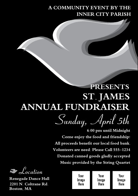 Peace Dove Club Flyer Product Front