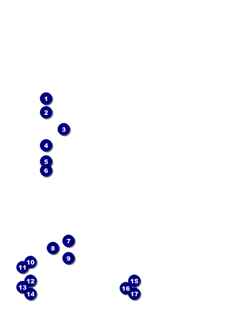 Birthday Party Geometric Club Flyer Front Field Markers