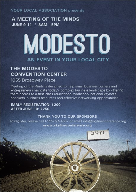 Modesto Club Flyer